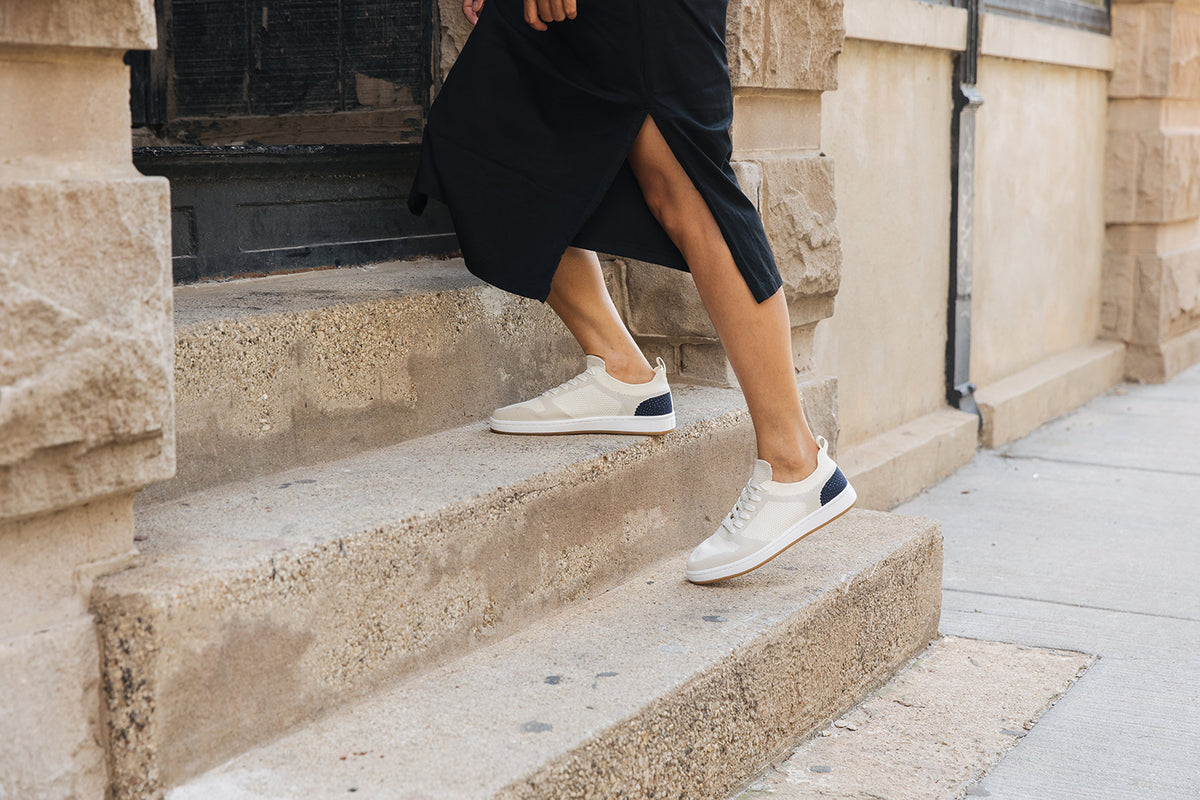 Womens cream colorblock